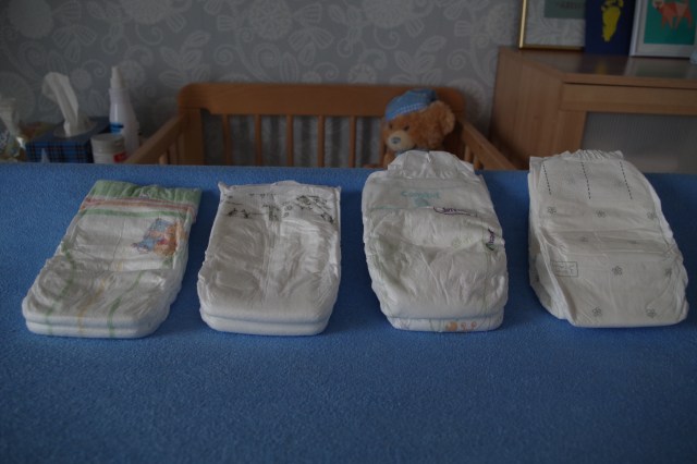 Huggies, Muumid, Liberod (näidiseks nr 3), Natyd (näidiseks nr3)