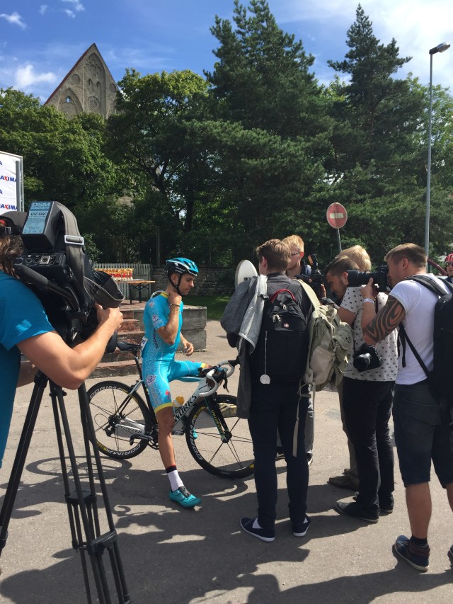 Spordimeedia pidupäev, Tanel Kangert Eestis võistlemas